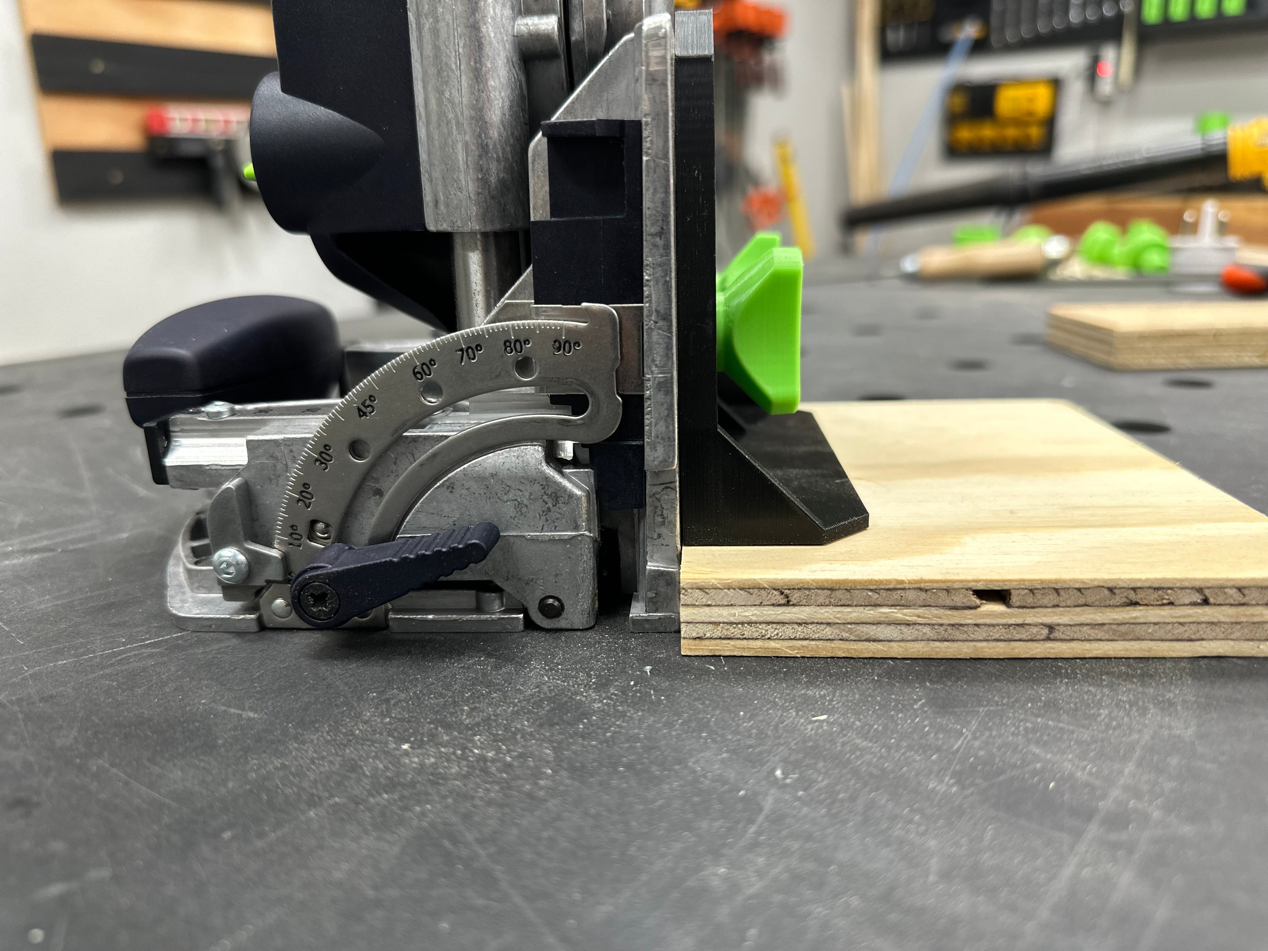 Dominoer Machine Domino Machine Edge Mortising Fence – Dark Grain 3D Printing