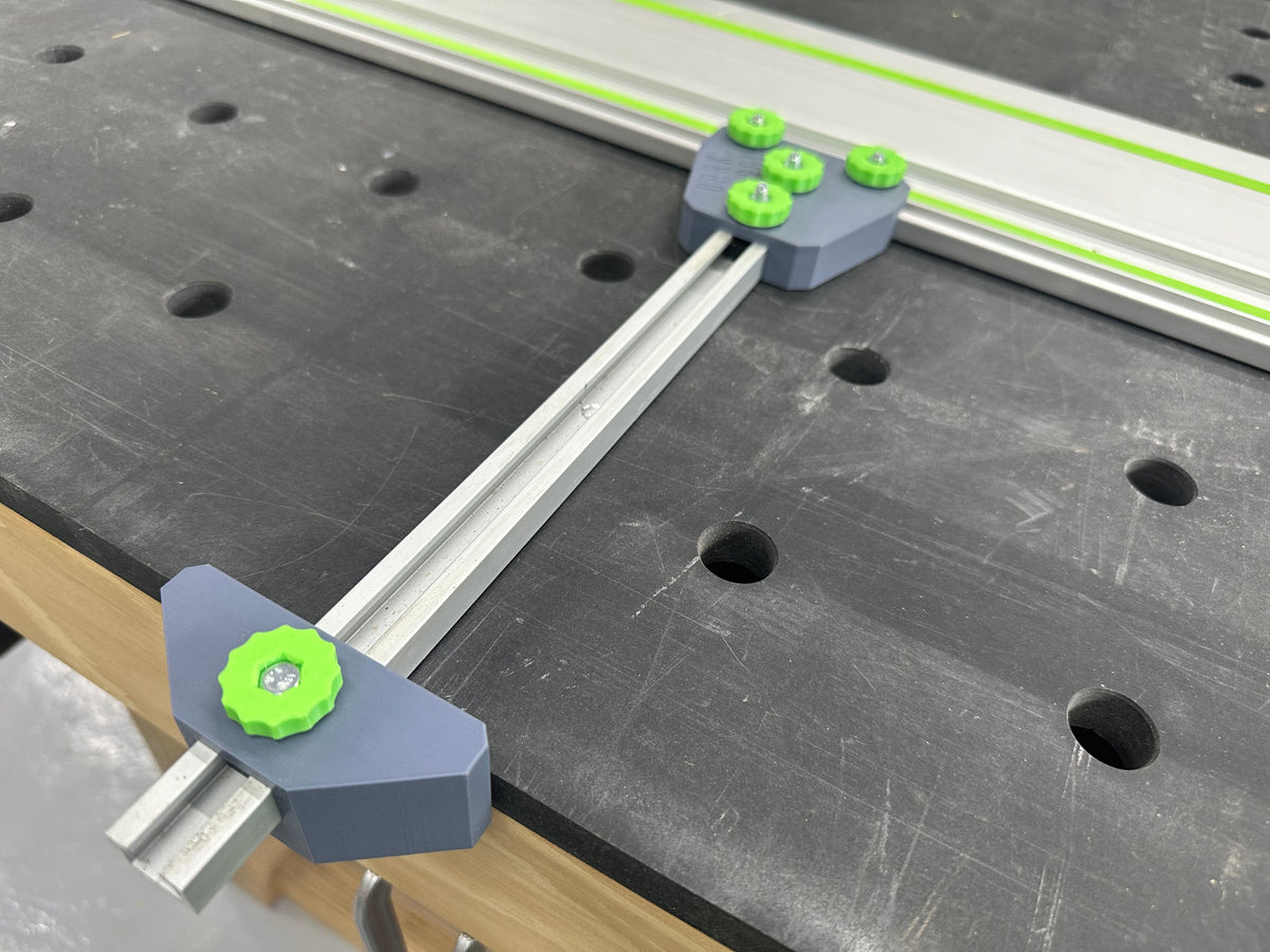 Guide Tralk Set Track Saw Parallel Guides (set of 2) – Dark Grain 3D Printing
