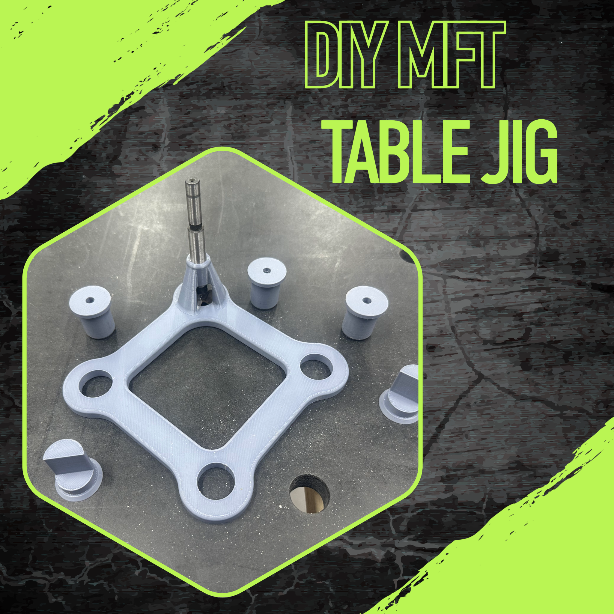Pattern Maker Jig Table DIY MFT Table Jig – Dark Grain 3D Printing