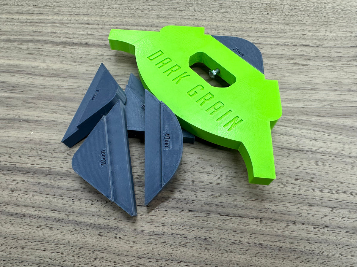 Corner Router Template – Dark Grain 3D Printing